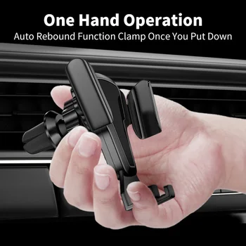 Auto Cell Telefon Clip Mount Rack Multi-funktsionaalne, Vastupidav, Praktiline Auto Air Vent Mobiiltelefoni Profiilikandur Seista