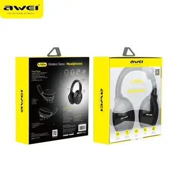 AWEI A780BL Veekindel Traadita Kõrvaklappide sport Bluetooth-ühilduvad Kõrvaklapid 5.0 Stereo Gaming Headset koos mic Toeta TF Kaart