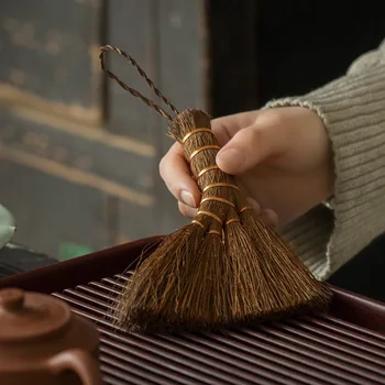 Bambusest juure Tee võsa tee pliiatsi tee pintslite puhastus vahendid Ei juuste kitse sarvest puhastushari Kung Fu teetseremoonia tarvikud