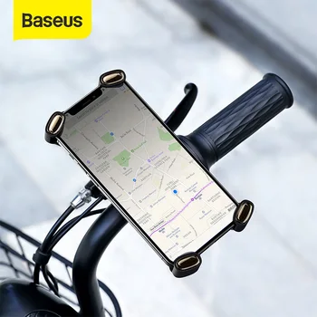 Baseus Bike Telefoni Hoidik, Universaalne Mootorratta Bicycle Telefon Hoidja Lenkstangi Seista Mount Bracket Mount Telefoni Omaniku iPhone
