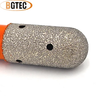 BGTEC 1tk Dia 10/15/20/25/30/35mm Lõng Vaakum Brazed Diamond sõrme bitti 5/8-11 või M14 Jahvatus-bits kivi kivi countertop