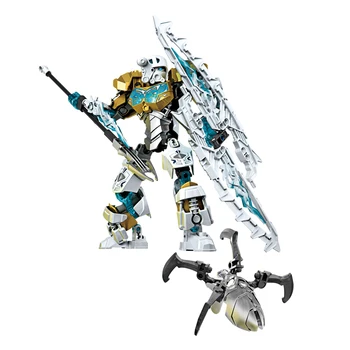 Bionicle Sarja Kopaka Master of Ice Onua Kapten Maa Action Joonis ehitusplokk Telliskivi Mänguasjad Kooskõlas Lepining