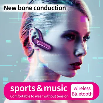 Bluetooth-Kõrvaklapid Sport Veekindel Müra Tühistamises Kõrvaklapid Juhtmeta Kõrvaklappide Luu Juhtivus Mikrofoniga