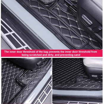 Car Styling Custom Suu Matt Great Wall Haval F7 F7X 2019-Esitab LHD Nahast Põranda Kaitseks Veekindel Padi Auto Tarvikud