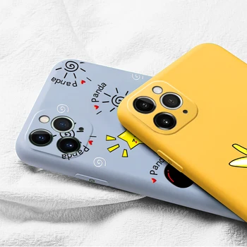 Cute Cartoon Coque Telefon case for iPhone 12 11 Pro XS Max 12 mini XR 6 S 6S 7 8 Plus Juhul Pehmed Kommid TPÜ Silikoon Kate Etui