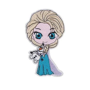 Disney Elsa Printsess Belle Tikandid Plaastrid Lastele Riided DIY Raud Laik Riided Kotti Custom Patch Tarvikud