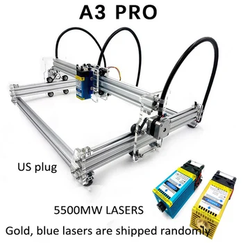 Domestica A3 Mini Pro Laser Cutting Machine 5500wm/3500wm/5500mw/7w/15w Laser DIY Laser Pea Graveerija Masin Puidu Lõikamine PWM