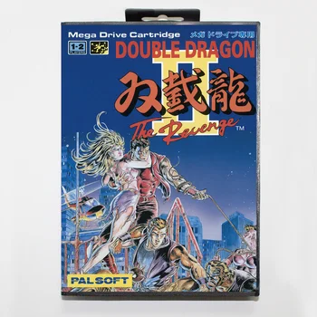 Double Dragon 2 Kättemaks 16bit MD Mäng Kaardi Jaoks Sega Mega Drive/ Genesis koos Retail Box