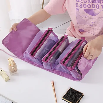 Eemaldatav Nailonist Kott, Meik Uus Kaasaskantav Suure jõudlusega Neli-ühes-Portable Folding Reisi Kosmeetika Ladustamise Wc Kott