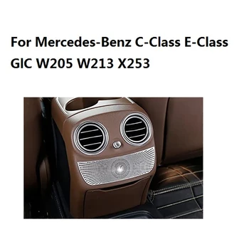 Eest Benz C E-Klassi GLC GLA W205 W213 X253 Auto Roostevabast Terasest Tagumine Käetugi Air Vent Outlet Sarv Kate Sisekujundus Tarvikud
