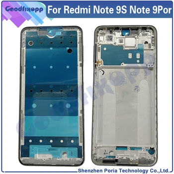 Eest Xiaomi Redmi Märkus 9S / Lisa 9 Pro Lähis Raami Plaat Korpus Board LCD Toetada Keskel Plaanseib Bezel Asendada Remont, Varuosade