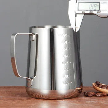 Espresso, Piim Le Kann Roostevabast Terasest Piima-le Kannu Skaala Tõmba Lill Cup 350ml 550ml Kohvi Le Cup