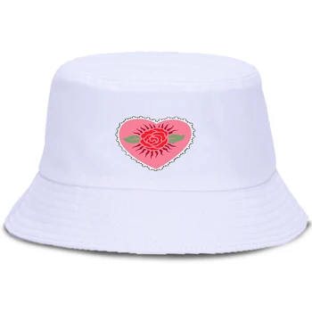 Esteetiline Armastus-kujuline Lill, Kopp Mütsid Naiste Puhkust Väljas Vabaaja ühise Põllumajanduspoliitika Suvel Päikese Vari Kokkupandav Mütsid Mehed Kalamehe Müts