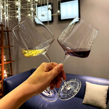 Euroopa kristall klaas tass pliivaba klaasi veini klaase Pokaalilaadse prillid pulm prillid suur võimsus pool hotell kodu aksessuaarid