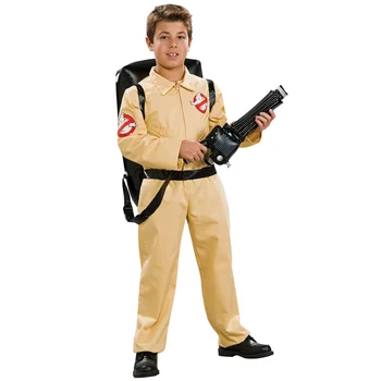 Filmi teema Ghostbuster cosplay lapsed halloween kostüüm sobib 3-9 aastat lapse kombekas, puhastuskaltsud