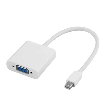 For MacBook Air Pro, iMac, Mac Mini Thunderbolt Mini DisplayPort Display Port, Mini DP To VGA Adapter Kaabel 1080P HDTV Monitor