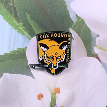 Foxhound Metal Gear Solid Cosplay Metallist Pin Badge)