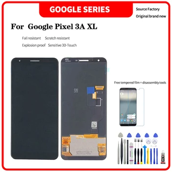Google Pixel 3a XL LCD Google Pixel 3A XL Ekraan LCD Ekraan Touch Digitizer Assamblee Pixel 3a XL Lcd-Tööriistad