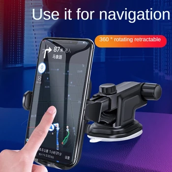 Gravitatsiooni automotive seade paigaldada navigation telefoni omanik armatuurlauale iminapa bracket auto tarvikud, salongi konsool
