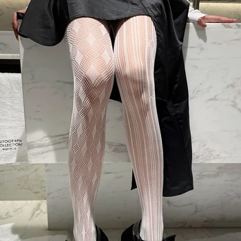 Harajuku Stiilis Võrk Retuusid Erinev Muster Klubi Kandma Partei Sukkpüksid Seksikas Aluspesu Cosplay Gooti Kostüümid Plaadile De Mujer