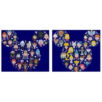 Hiire pea cartoon mustrid loetud 11CT 14CT DIY ristpistes Komplekti hulgi-Cross-stitch Kit Tikandid Näputöö