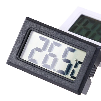 Hot Müük Mini Digitaalne LCD ekraaniga Temperatuuri ja Õhuniiskuse Mõõtja Termomeeter Hygrometer Sise-1tk