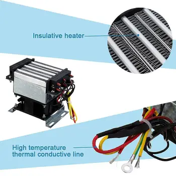 Inkubaator küttekeha Isolatsioon Termostaadiga PTC Fan Heater Electric Air Heater PTC Soojendid Kuivati Kütte-Element, 220V 300W