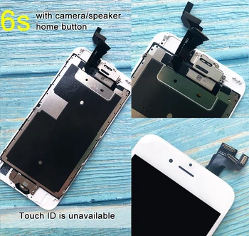 IPhone 6 LCD Full komplekt Kokkupanek Täielik Touch, iPhone 6S Asendamine Ekraani Display iphone 7 lcd kaamera+home nupp