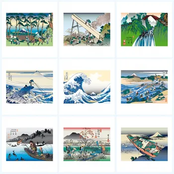 Jaapani Stiilis Kunsti Canavs Maali Wielka Fala W Kanagawie Seina Art Plakatid ja Pildid Cartoon Pilte elutuba Decor