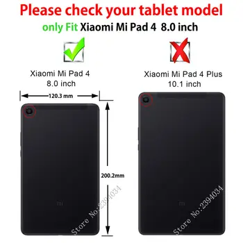Juhul Xiaomi Mi-Padi MiPad 4 Mipad4 8.0 tolline Kate Heavy Duty 2 in 1 Hübriid Karm Vastupidav Funda Tablett Seista Shell Capa