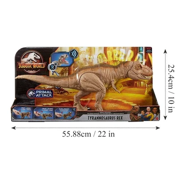 Jurassic World Laagris Cretaceous Türannosaurus Rex Liigeste Liikuvuse Tegevuskava Joonis Dinosaurus Mänguasja Heli Lastele Kingitus GJT60