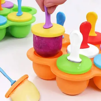 Jäätise Hüppab Hallituse Kaasaskantav söögi Popsicle Hallituse Ball Maker Beebi DIY Toidulisand Vahendid Puuvilja Shake Tarvikud
