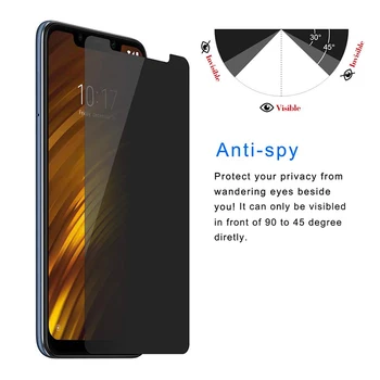 Kaitsev Klaas Mi Mix 2 2S 3 5G Max 3 Märkus 3 Screen Protector For Xiaomi Mi A3 Lite CC9 CC9E 9H Glare Peeping Anti Spy