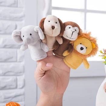 Kawaii Mini Loomade Omanik Nukud Baby Kids Puzzle Notsu Konn Kutsikas, Lõvi, Ahv, Karu, Part Elevant Sõrme Nukk