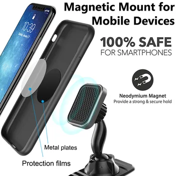 Kinni Magnet Auto Hoidikut Kahekordne Pea 360 Kraadi Tugev Magnet Omanik Telefoni Magnet Telefoni Omanik iPhone12 Pro Max