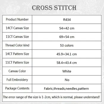 Kollektiivne jaht aida cross-stitch komplektid, diy käsitöö ristpistes komplekt, print lõuend tikandid näputöö aksessuaar vahendid