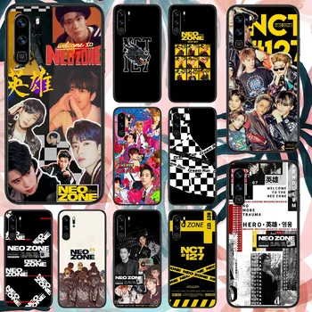 Kpop NCT 127 Neo Tsooni Telefoni Puhul HUAWEI P 9 10 20 30 40 Lite smart Pro Z 2019 Nova 5T 6 7 i must Tagasi Trend Veekindel Tpu
