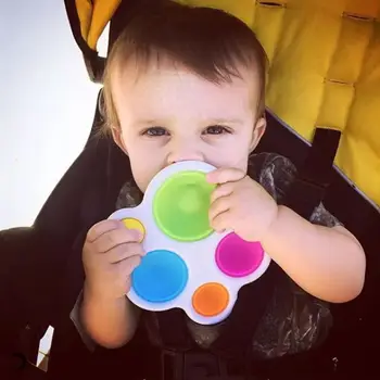 Kuum Fidget Lihtne Dimple Mänguasi Montessori Teostamine Juhatuse Stress Relief Käsi Fidget Mänguasjad Alguses Haridus-Autism Erilist Vajadust