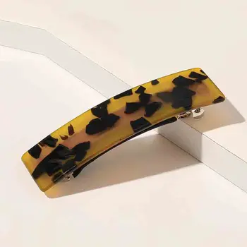 Käsitöö Leopard Juuksed Clip Pin-Naiste Mood Geomeetriline Barrettes Peakatet Tüdrukud, Magus klambri külge Sacetate Kiudaineid Juuksed Accessorie