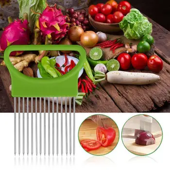 Köök Vidinaid Sibul Lõikur Omanik Kartuli-Tomati-Ohutuse Slicer Lõikamine Abi, Omaniku Kasutusjuhend Viilutamine Lõikur Ohutuse Cooking Tööriistad