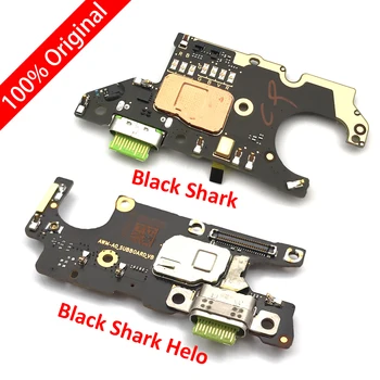 Laadimine USB Pordi Dock Connector Board Flex Kaabel Koos Mic Mikrofon Xiaomi Mi Black Shark Helo
