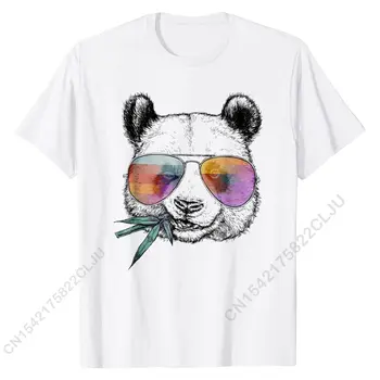Lahe Panda T-Särk - Naljakas Panda Karu Päikeseprillid Särk Isikupärastatud Puuvill Meeste Tops Särgi Suvel Uus Saabumisest, Top, T-särgid
