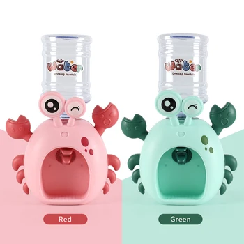Lapsed Mini Vee Dispenser Cartoon Krabi Joomine Purskkaev Mahla, Piima, Kohvi Kamber Lastele Toiduvalmistamis Playset Tarvikud