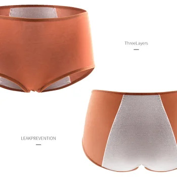 Lekkimiskindlad Menstruaaltsükli Aluspüksid Füsioloogilise Püksid Naiste Aluspesu Jooksul Puuvill Veekindel Püksikud Naiste Pesu Pluss Suurus M-XL