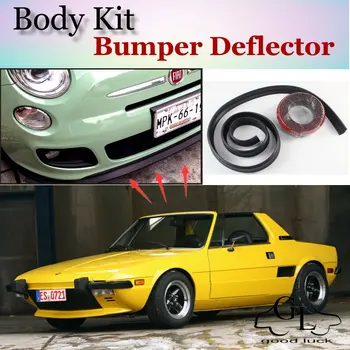 Lip Bumper Kilpi Huuled Fiat Bertone X1/9 Esi Spoiler Seelik Jaoks TopGear Sõbrad Auto Vaatamiseks Tuning / Body Kit / Riba