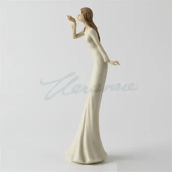 Loominguline Slim Lady Kunst Skulptuur Naine Figuriin Vaik Käsitöö Abstraktse Sihvakas Tüdruk Joonis Kuju Loomingulisi Kodu Kaunistamiseks R4935