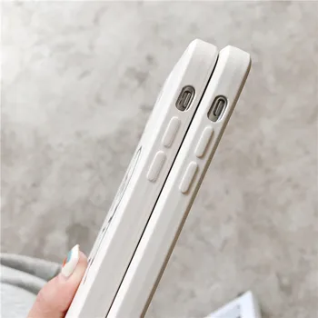 Luksus Lihtne portree Telefon Case For iPhone MiNi 12 11 Pro Pro Max X-XR, XS Max SE2 7 8 Plus Põrutuskindel Pehme TPU Silikoonist Kate