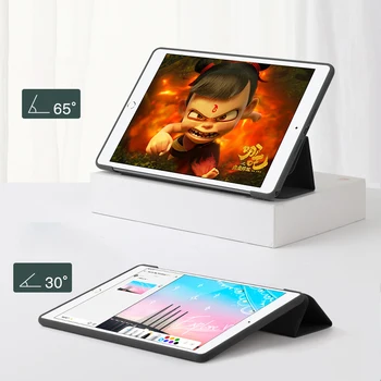 Magnet Smart Case for iPad Õhu 4 aastani 2020, iPad Pro 11 2018 2020 2021 Läbipaistev Raske Juhtumi Trifold Cover for iPad 10.2 7. ja 8.