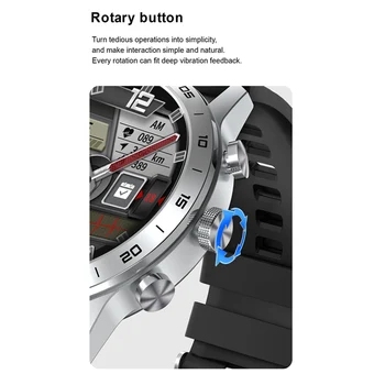 Meeste Smart Watch Traadita Laadimise DIY Kohandatud Watchface Whatsapp Teatamise IP68 Veekindel Smartwatch Samsung Huawei