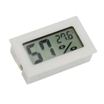 Mini Digitaalne LCD ekraaniga Temperatuuri ja Õhuniiskuse Mõõtja Ilm Jaama Kell Termomeeter Hygrometer Sise-ruumitemperatuuri Andur